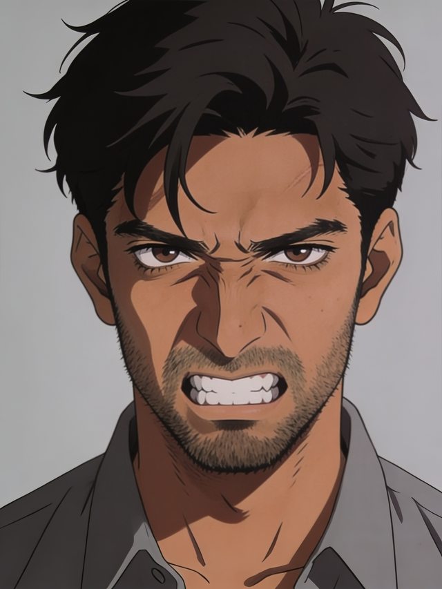 The same actor — rage